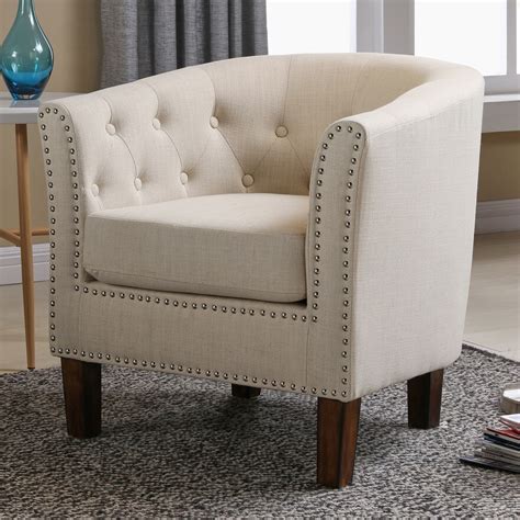 lincoln tufted tub accent chair   kohls cash common
