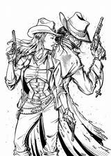 Deadlands Redemption Gunslinger Reloaded Wild Repeating Igor Esaulov Aces Sixes sketch template