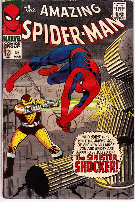 Amazing Spider Man 46 1963 1st Series March 1967 Marvel Etsy