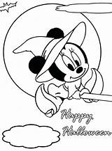 Coloring Pages Mouse Halloween Mickey Minnie Happy Kids Printable Cute Birthday Mighty Getcolorings Bow Color Getdrawings Print Cat Drawing sketch template