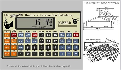 jobber  construction calculator solving hip  valley roof systems youtube