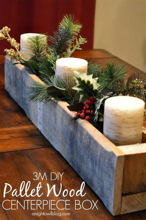 ideas  decorate  home  recycled wood  christmas