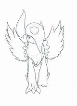 Absol Sexy Coloring Pages Deviantart Template Pokemon sketch template