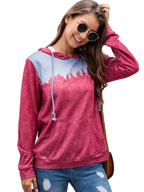 newtechnologyy tie dye sweatshirts hoodies women sweatshirt casual loose tops gradient color