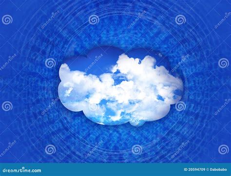 cloud computing concept stock illustration illustration  computing