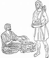 Jacob Esau Meets Stew Netart sketch template