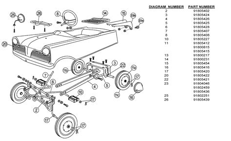 car parts diagram  hood electrical wiring