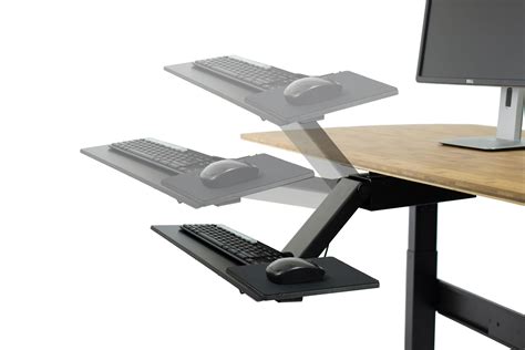 amazoncom kt ergonomic  desk adjustable height angle sit  stand  keyboard tray