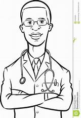 Afro Docteur Whiteboard Croisés Bras Américain Cheval Queue Crossed Clipartmag sketch template