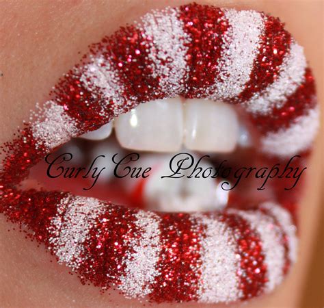 Candy Cane Lips Candy Makeup Lip Art Makeup Lip Art