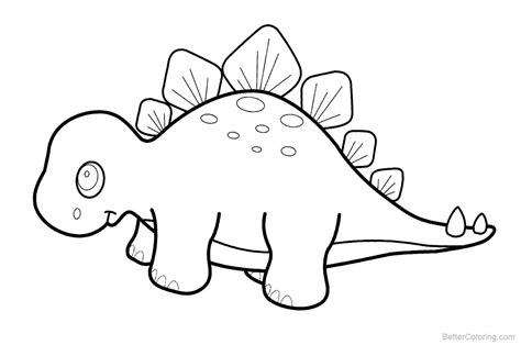 cute dinosaurs coloring pages  printable coloring pages