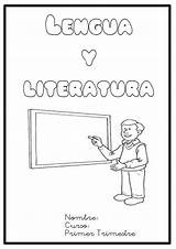 Caratulas Lengua Literatura Lenguaje Caratula Castellano Dibujar Libretas Portadas Enseñar Cuadernos Libreta Actividades Etiquetas Mungfali 5º sketch template