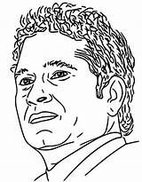 Sachin Tendulkar Coloriage Kolorowanka 2122 Coloriages Morningkids sketch template