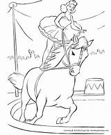 Circus Coloring Pages Horse Big Top Animal Kids Lady Honkingdonkey Animals Shapes Provide Colors Also Great Touring Circuses Few Still sketch template