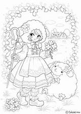Coloring Books Pages Adult Mandala Sheets Princess Animal Drawings Japanese Cute Kids sketch template