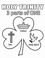 Trinity Holy Coloring Pages School Printable Color Getcolorings Getdrawings sketch template