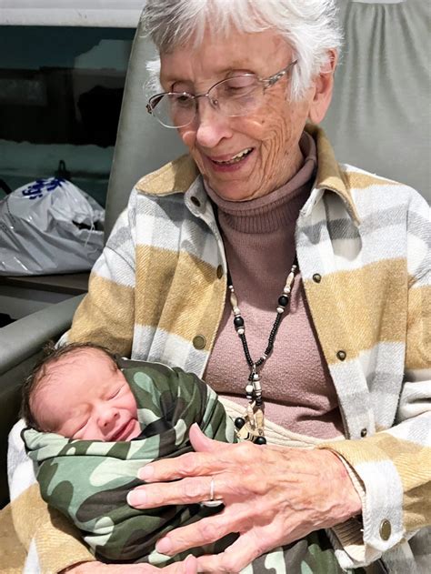 great grandma dementia recalls lullaby  holding newborn baby