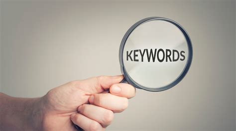search keyword  website