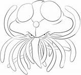 Pokemon Tentacruel Coloring Pages Printable Print Color Drawing Lilly Categories sketch template