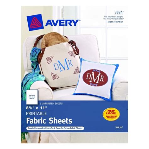 avery printable fabric sheets      office systems aruba