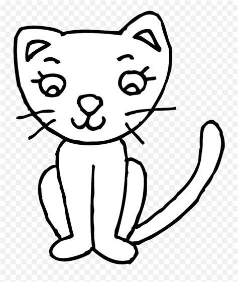 kitty clipart  kitty  cat  color clipart emojiblack