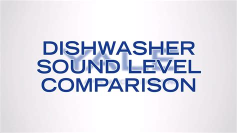 dishwasher sound level comparison headphones recommended youtube