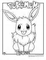 Pokemon Coloring Eevee Pages Kids Woo Jr Activities Sheets Birthday Woojr Choose Board sketch template