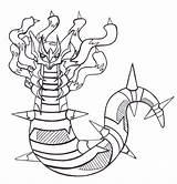 Giratina Coloring Pokemon Form Origin Pages Lineart Deviantart Defense Deoxys Comments Library Codes Insertion sketch template