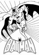 Batman Superman Coloring Pages Getcoloringpages Printable sketch template