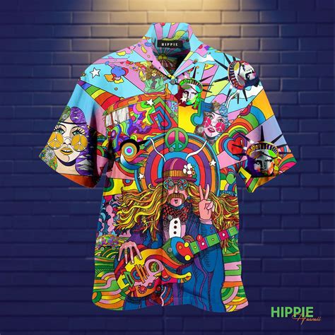 hippie unisex hawaii shirt limited edition leesilk