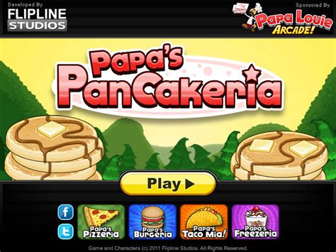 Papa S Pancakeria Play Online At