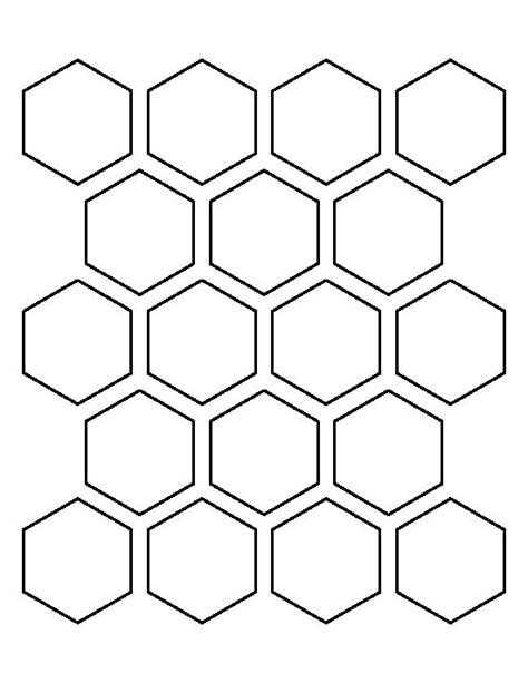 image result  hexagons esagoni stencil idee