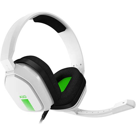astro gaming  wired gaming headset white green
