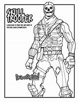 Trooper Drawittoo Skelton sketch template