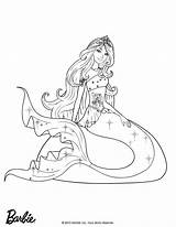 Princess Coloring Barbie Pages Mermaid Merliah Oceana Tale Color Print Hellokids Online sketch template