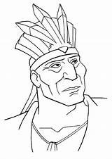 Pocahontas Powhatan sketch template