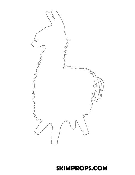 fortnite llama head drawing llama png  birdy llama drawing face