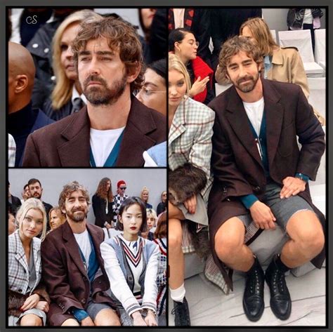 lee pace thom browne fashion show paris  photo getty images leepace leeepfrog