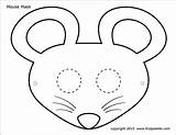 Mouse Printable Mask Masks Firstpalette Coloring Kids Templates Animal Para Craft Pages Mascaras πίνακα Rato Printables Carnaval Crafts επιλογή Choose sketch template