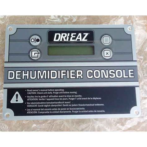 drieaz   control panel     dehumidifiers