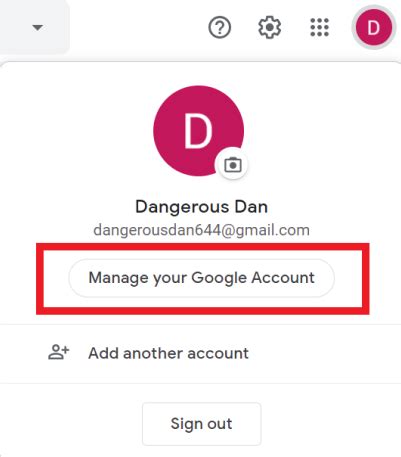 delete  gmail account  username    donner