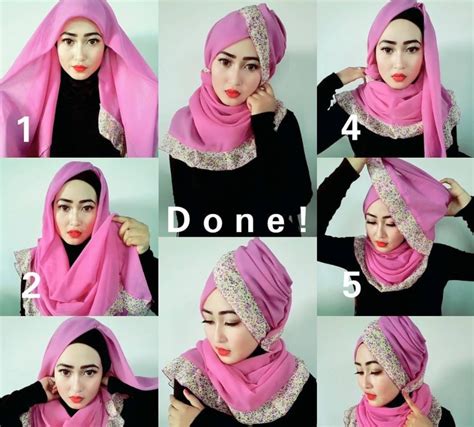 √ 48 tutorial hijab pesta simpel yang elegan paling kece terbaru