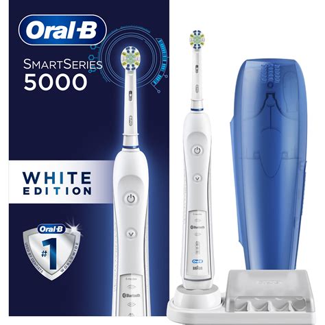 oral   smartseries electric toothbrush rechargeable white