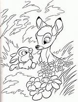 Bambi Coloring Pages Thumper Disney Flower Drawing Mandala Clipart Printable Da Colorare Popular Library Books sketch template