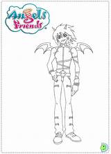 Friends Coloring Angel Pages Dinokids Angels Close Popular sketch template