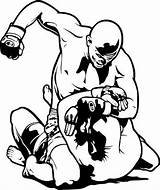 Fighter Mma Clipart Arts Ufc Martial Mixed Clip Cliparts Fighting Train Library sketch template