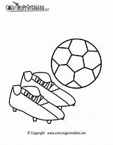 Coloring Ball Soccer Pages Cleats Sports Drawing Printable Balls Football Colouring Shoes Cleat Easy Getdrawings Kids Word Coloringprintables Printables Clipart sketch template