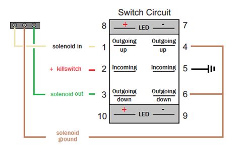 dpdt  pin toggle switch wiring diagram