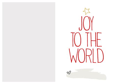 christmas card template