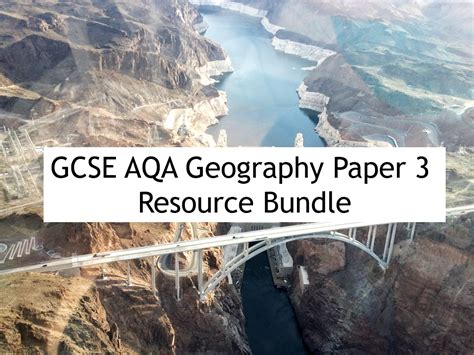 aqa geography paper  activities teaching resources